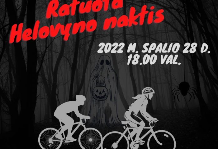 Naktinis dviračių žygis „Ratuota Helovyno naktis“