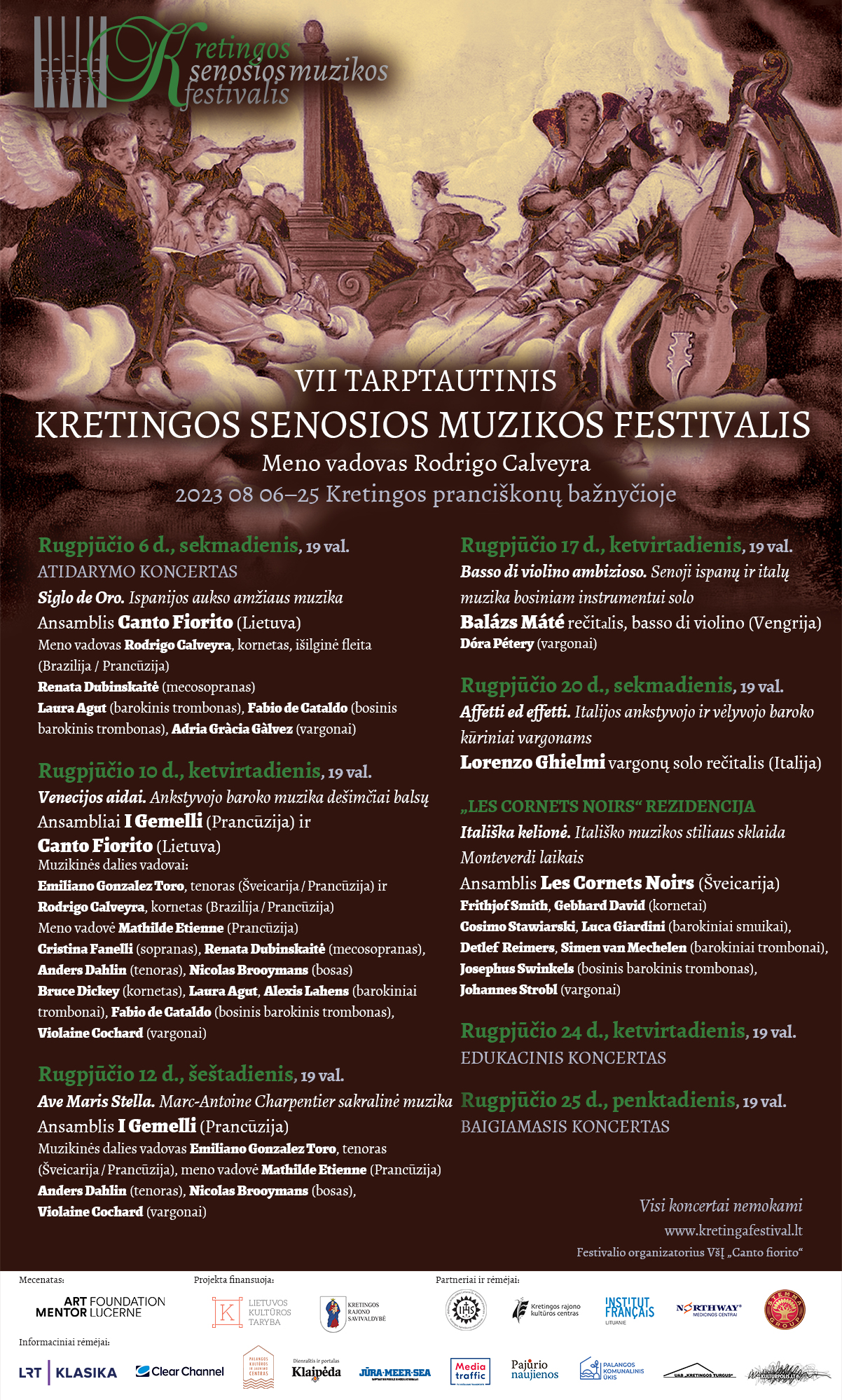 Kretingos senosios muzikos festivalyje – unikalios, specialiai seniausiems lietuviškiems vargonams sukurtos programos
