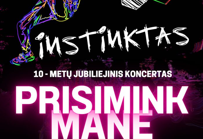 Kovo 2 d. 10 metų jubiliejinis koncertas PRISIMINK MANE