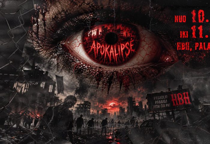 Nuo spalio 10 d. Siaubo parkas „Apokalipsė“