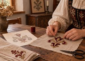 Baroko poezija tekstilėje – žodžio ornamentas